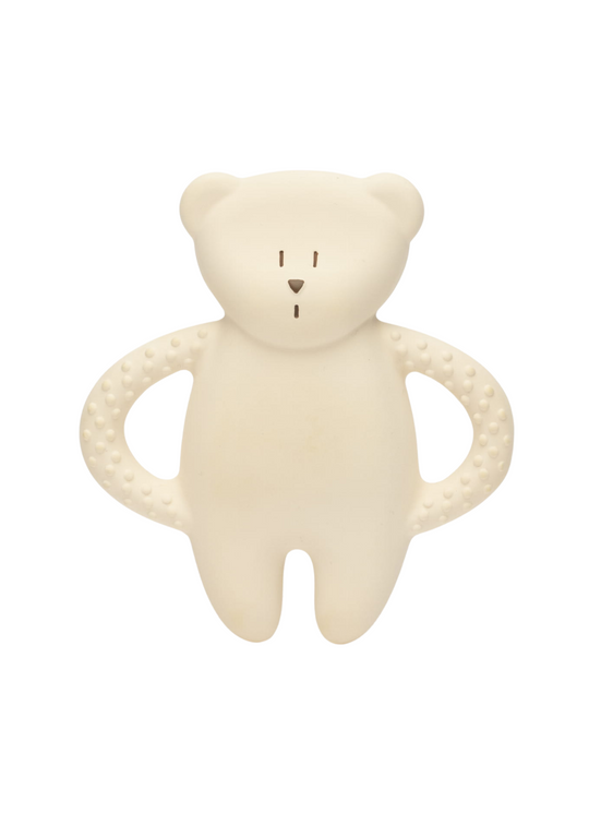 Jucarie Dentitie Ursulet Latex Natural Pur Natural Bear Cream Moonie