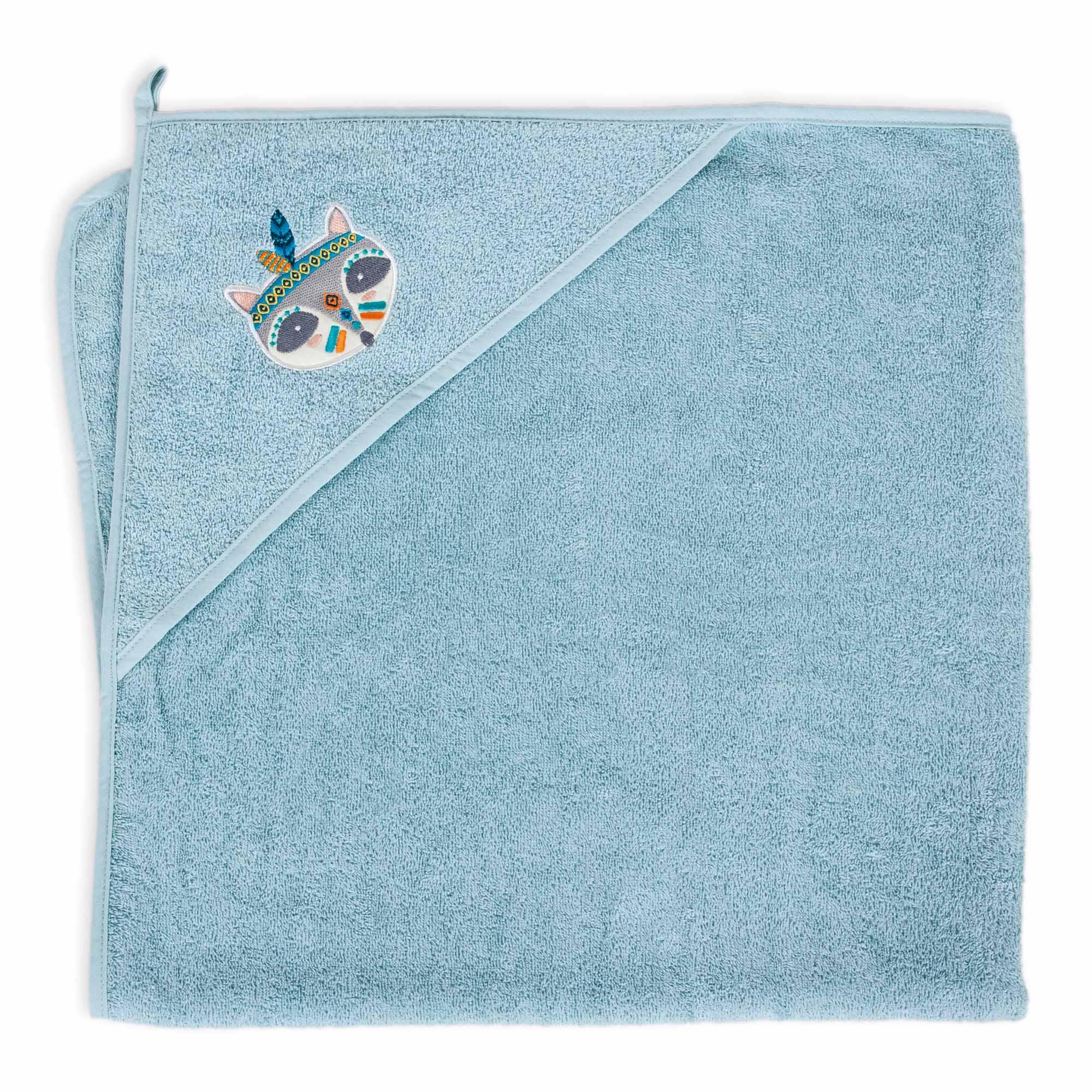 Prosop bebe cu capison Zorro verde menta 100X100 cm 815-302-555 Ceba Baby - Camera Bebelusului