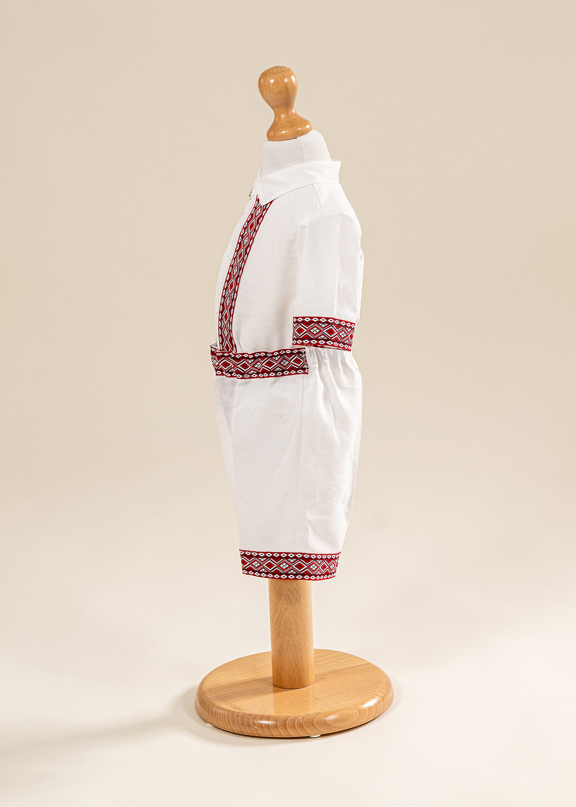 Set Botez Ivan 3 Piese  Costum Trusou Lumanare Personalizat Botez AnneBebe
