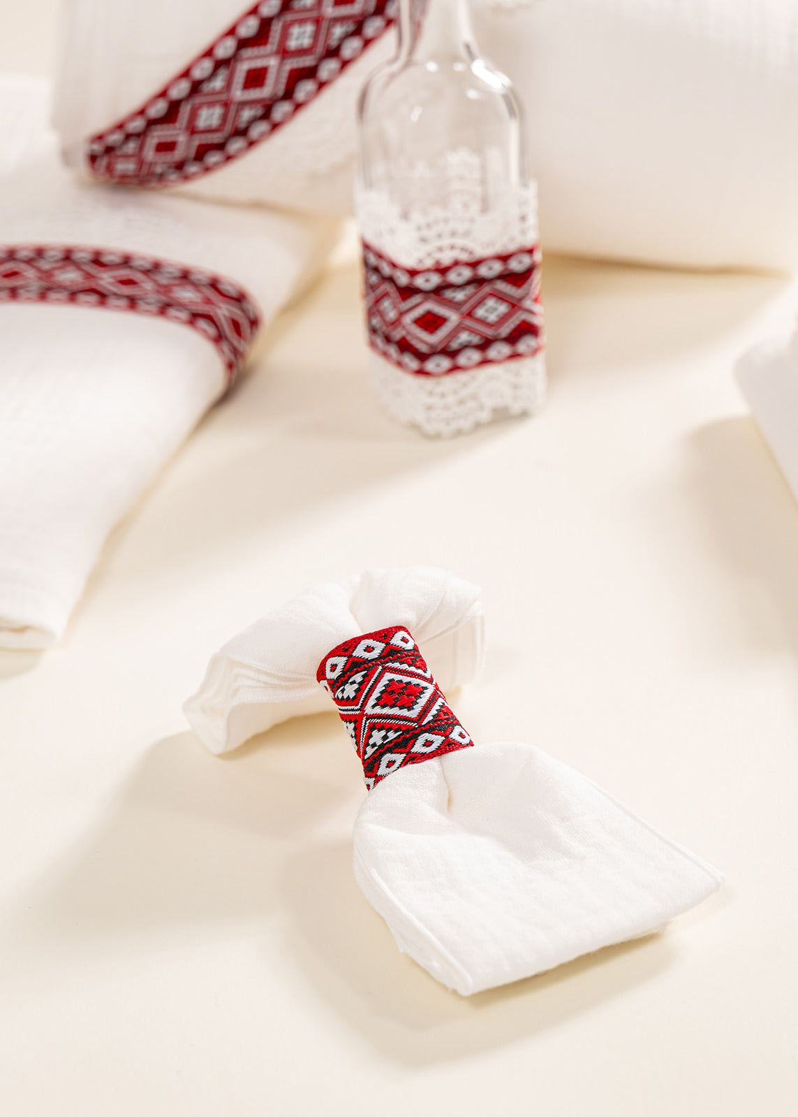 Set Botez Ava 3 Piese, Lumanare, Trusou si Cufar Personalizate AnneBebe