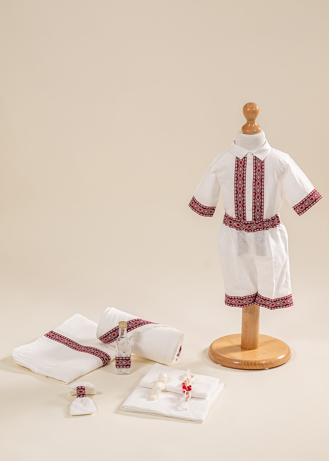 Set Botez Ivan 2 Piese  Costum Trusou  Personalizat AnneBebe