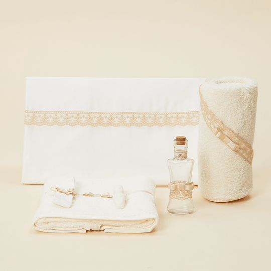 Trusou Alexia Crem Dantela Cappuccino Botez Fetite AnneBebe