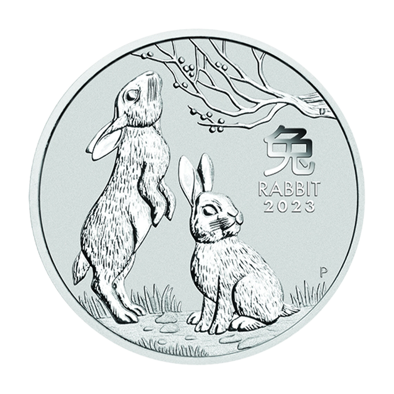 Moneda Argint Lunar III „Rabbit” 2023 Australia 2023 31.10 g 1110131