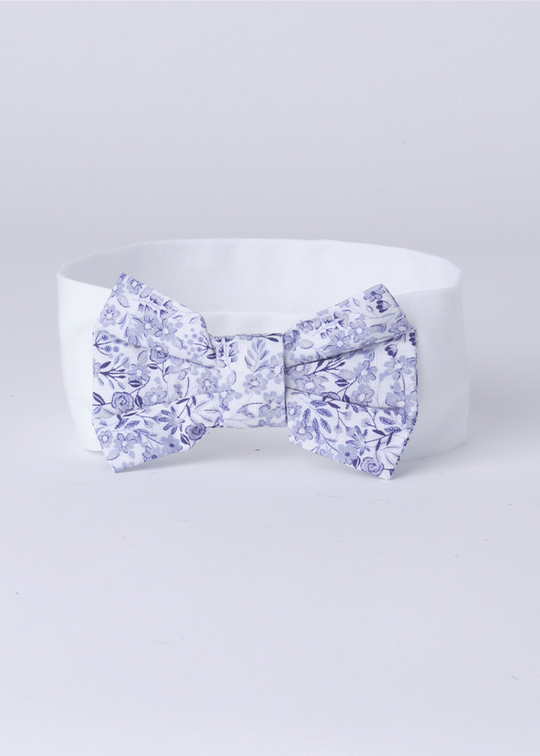 Bentita Bumbac Cu Funda Imprimeu Flori Lavanda Fete 6950 iDO