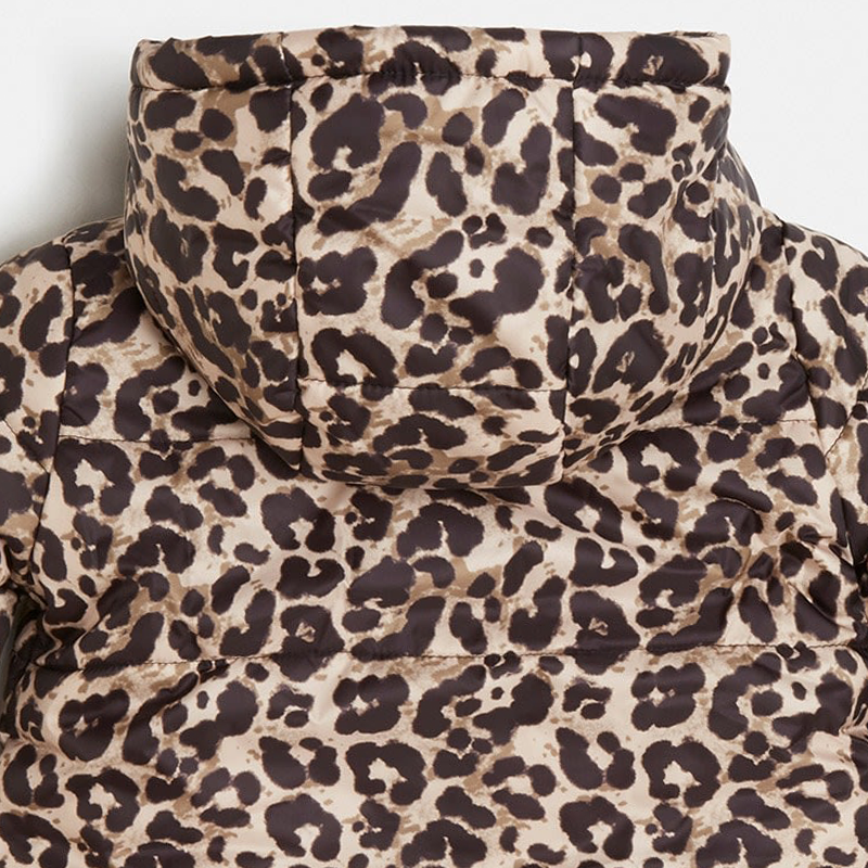 AnneBebe - Geaca Bebelusi Fas Animal Print Cu Gluga Fete H2BI02 WCFM0 P899 Guess