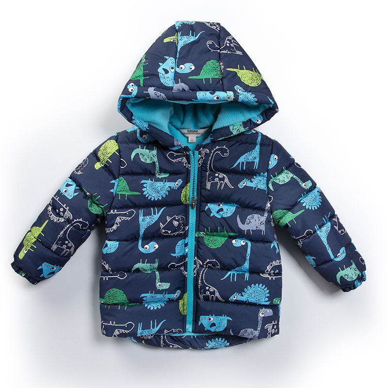 AnneBebe - Geaca Fas Bleumarin Cu Dinozauri Baietei M22326 Midimod Gold