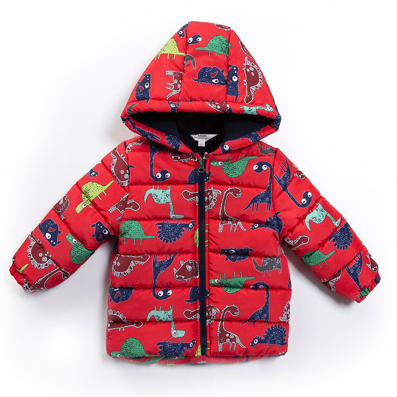 AnneBebe - Geaca Fas Rosie Cu Dinozauri Baietei M22326 Midimod Gold