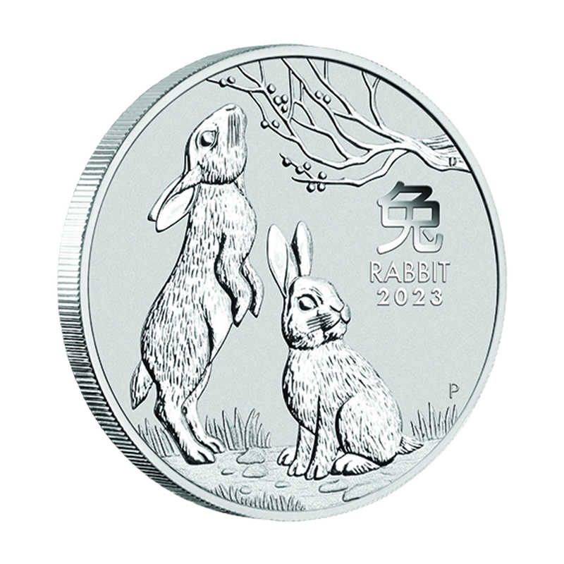 Moneda Argint Lunar III „Rabbit” 2023 Australia 2023 31.10 g 1110131