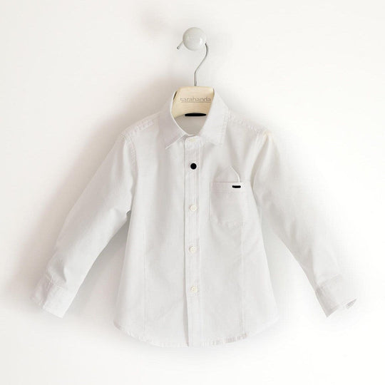 Camasa Alba Bumbac Cu Maneca Lunga  4113 Sarabanda