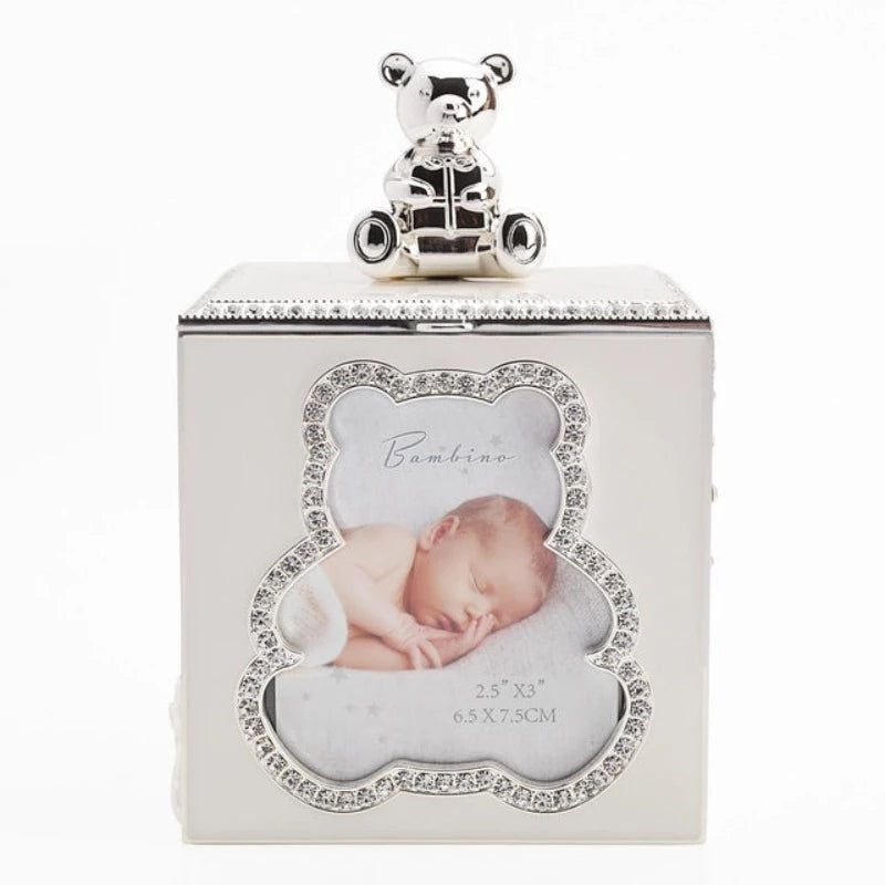 AnneBebe - Cutie Argintata cu rame foto bebe BM115