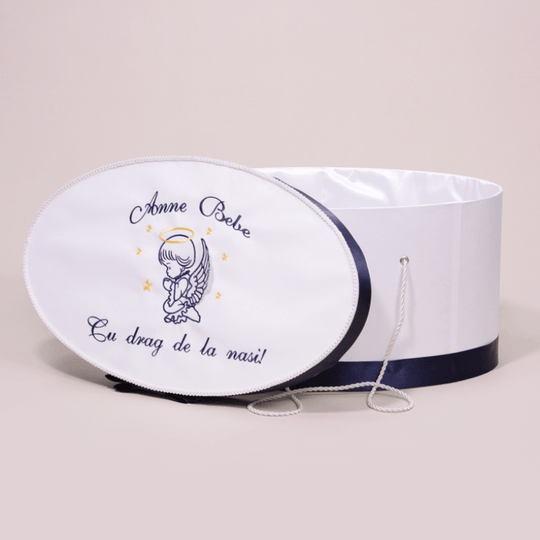 Cutie Trusou Botez Tematica Ingeras Aripi AnneBebe