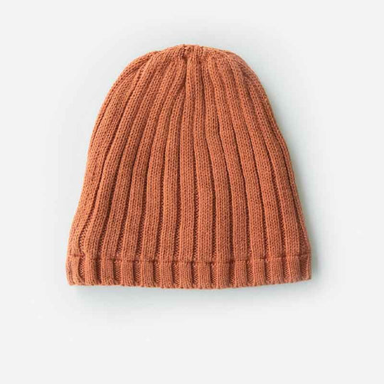 Fes Tricotat Caramiziu Bumbac Organic Baieti S60454 Kiti Kate