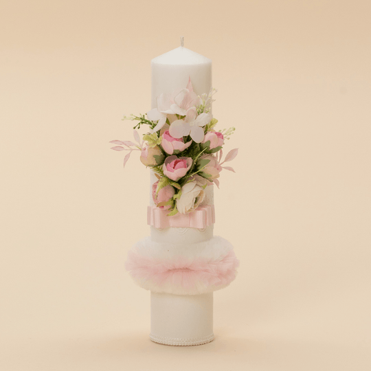 Персоналізована квіткова тематика Ava Candle Baptism AnneBebe