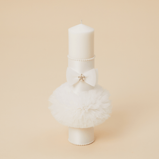 Свічка Ema Tull Cream Baptism Girls AnneBebe 