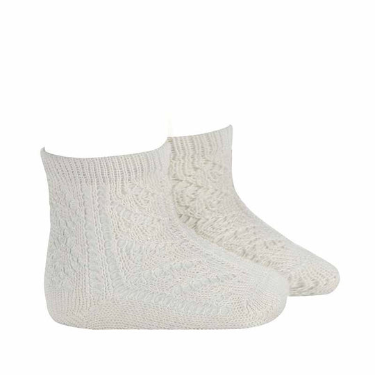 Sosete Ivory Scurte Perforate Unisex 3501/4 Condor