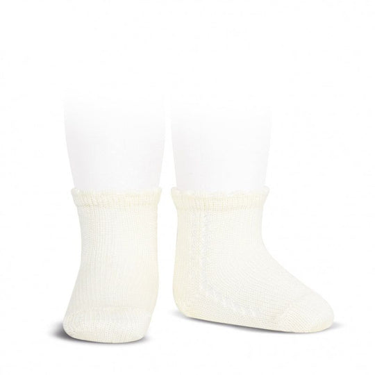 Sosete Scurte Crem Perforate Unisex 2569/4  Condor