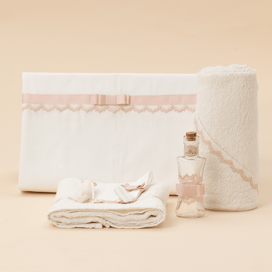 Trusou Maia Crem Banda Ripsata Somon Personalizabil Fete AnneBebe